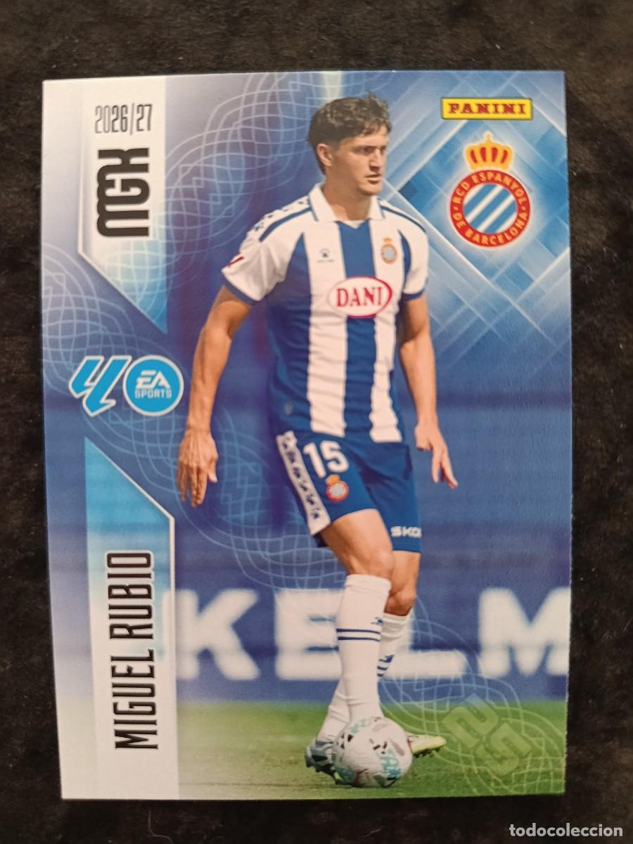 Cromos de f&uacute;tbol: MGK 2026/27 MEGACRACKS PANINI. #170 MIGUEL RUBIO. RCD.ESPA&Ntilde;OL.