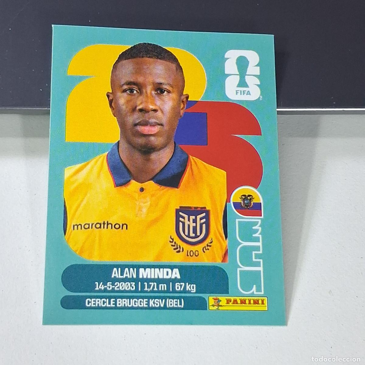 Football Stickers: B47 ECU18 ALAN MINDA 18 ECU ECUADOR MUNDIAL FIFA WORLD CUP 2026 STICKER PANINI