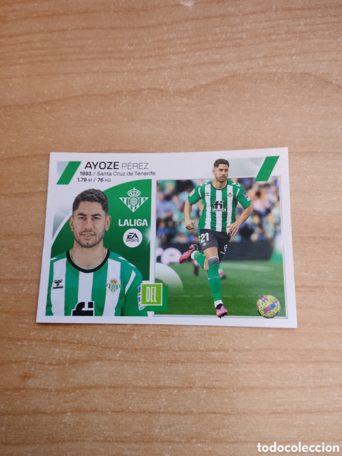 Football Stickers: 19 AYOZE PEREZ REAL BETIS LIGA ESTE 2023 2024
