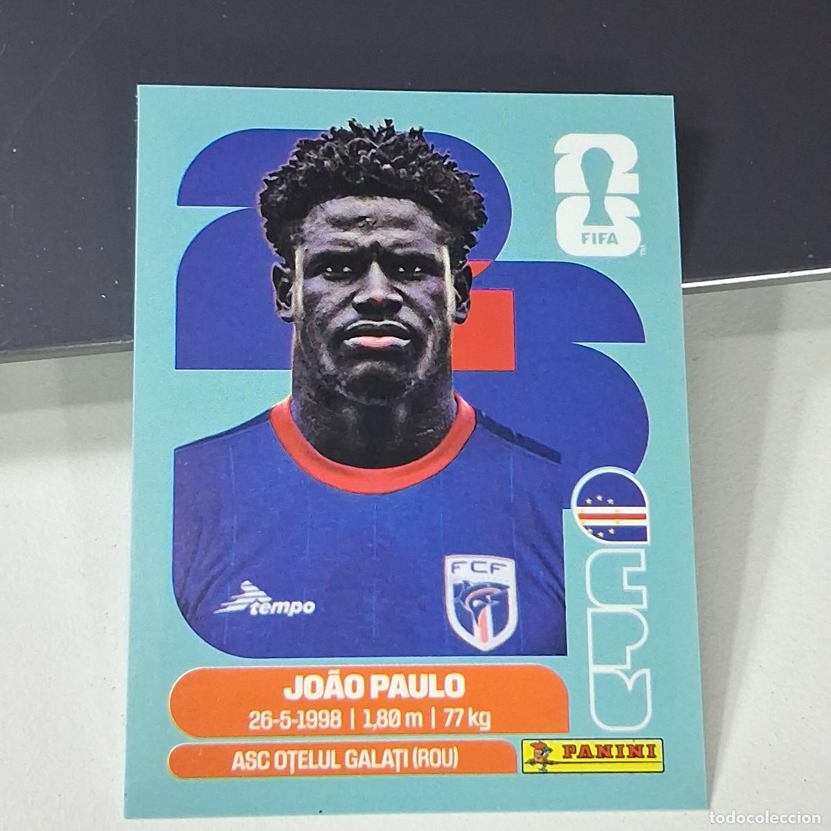 Football Stickers: B47 CPV 8 CPV8 JOAO PAULO CABO VERDE CAPE MUNDIAL FIFA WORLD CUP 2026 STICKER PANINI