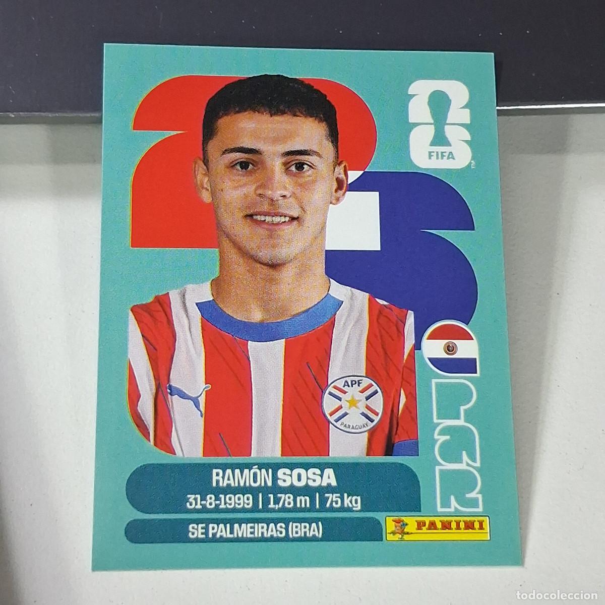 Figurine di Calcio: B47 PAR18 RAM&Oacute;N SOSA 18 PARAGUAY PAR MUNDIAL FIFA WORLD CUP 2026 STICKER PANINI