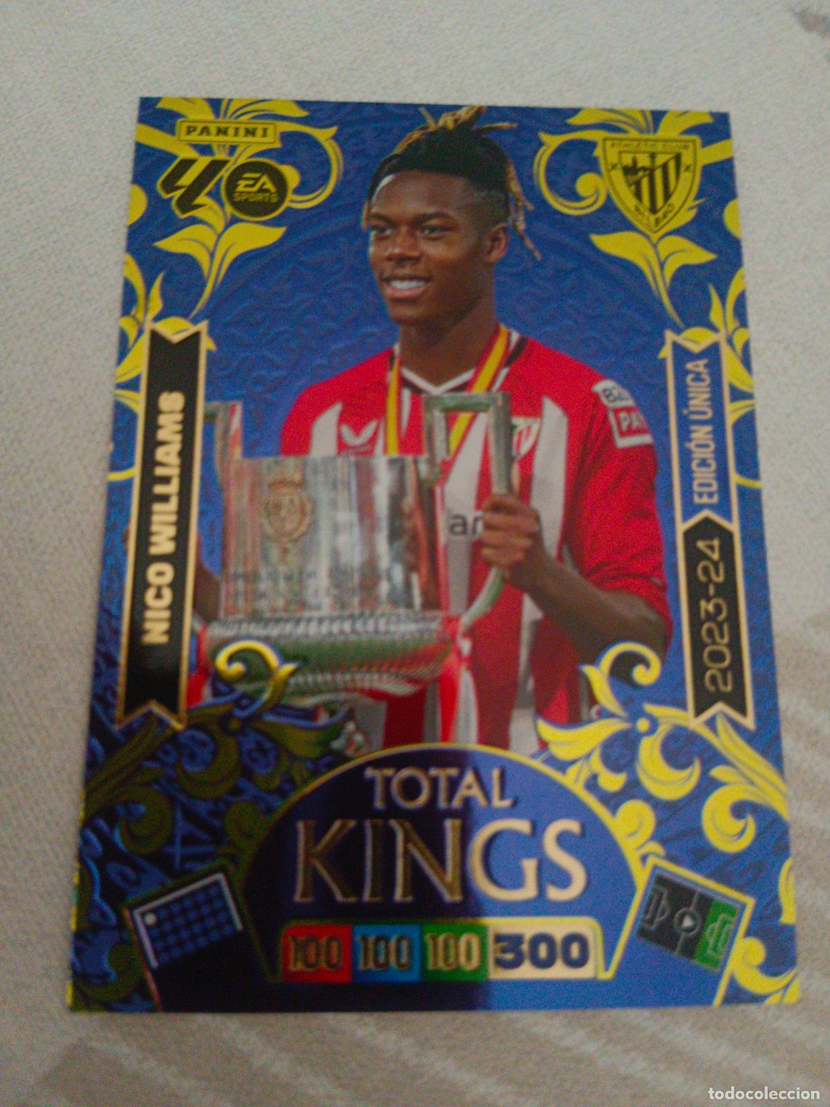 Cromos de f&uacute;tbol: ADRENALYN 2025 2026 25 26 DREAM BOX EDICION UNICA 2023 2024 23 24 NICO WILLIANS ATHLETIC TOTAL KINGS