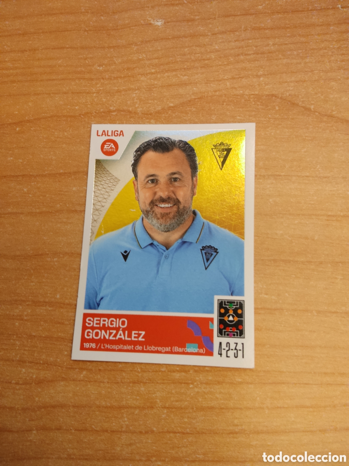 Cromos de f&uacute;tbol: 2 SERGIO GONZALEZ CADIZ LIGA ESTE 2023 2024