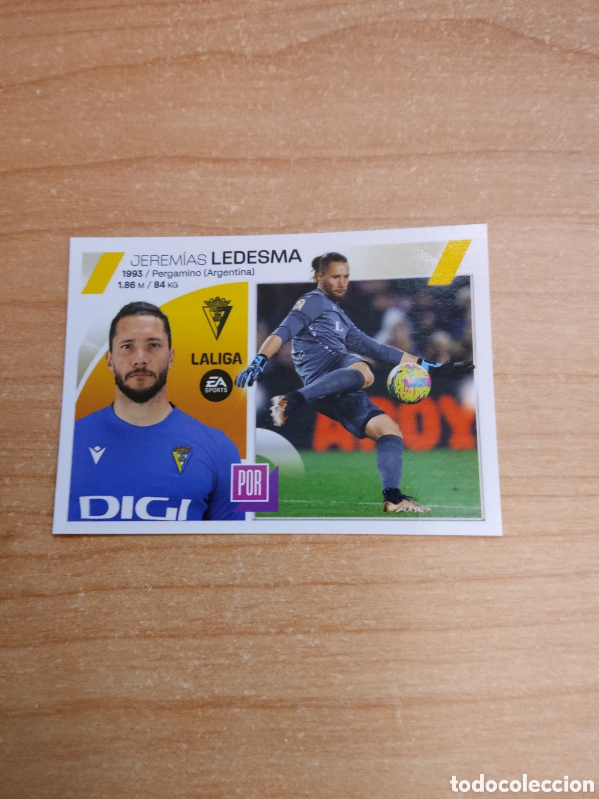 Cromos de f&uacute;tbol: 3 LEDESMA CADIZ LIGA ESTE 2023 2024
