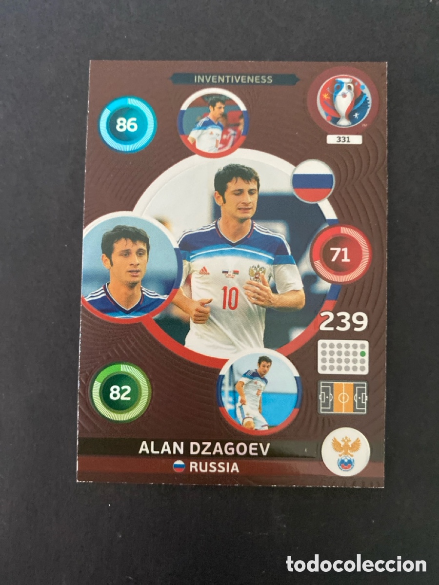 Football Stickers: Cromo Adrenalyn UEFA Euro 2016 N* 331