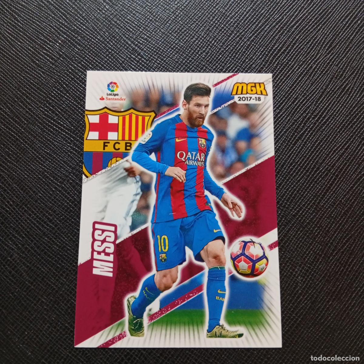 Cromos de f&uacute;tbol: 96 MESSI BARCELONA PANINI MEGACRACKS 2017 2018 CROMO FUTBOL 17 18 - A210 PG28