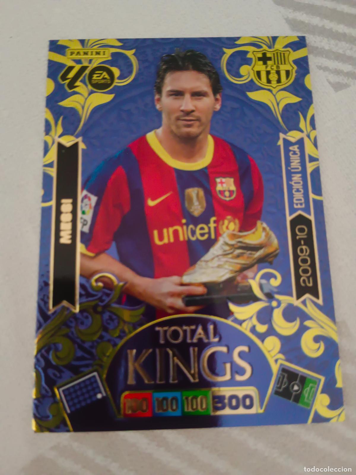 Cromos de f&uacute;tbol: ADRENALYN 2025 2026 25 26 DREAM BOX EDICION UNICA 2009 2010 09 10 MESSI BARCELONA TOTAL KINGS