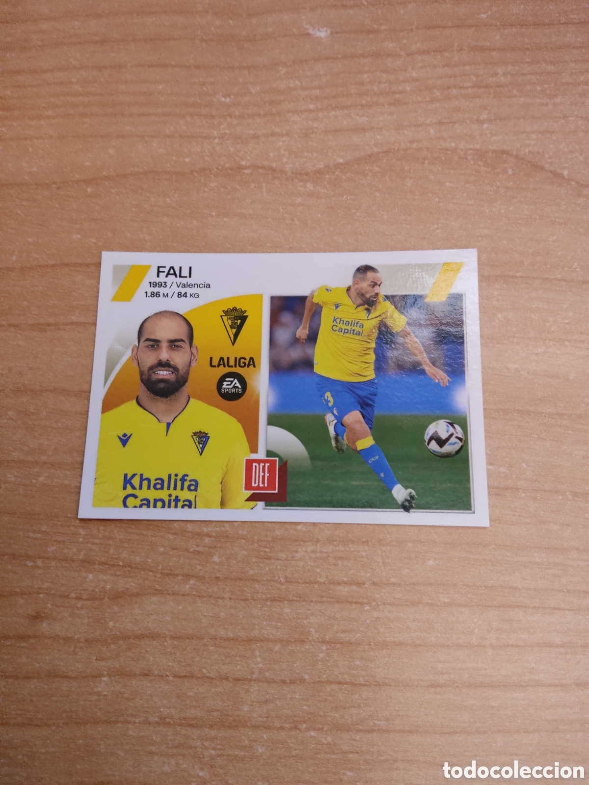 Cromos de f&uacute;tbol: 6 FALI CADIZ LIGA ESTE 2023 2024
