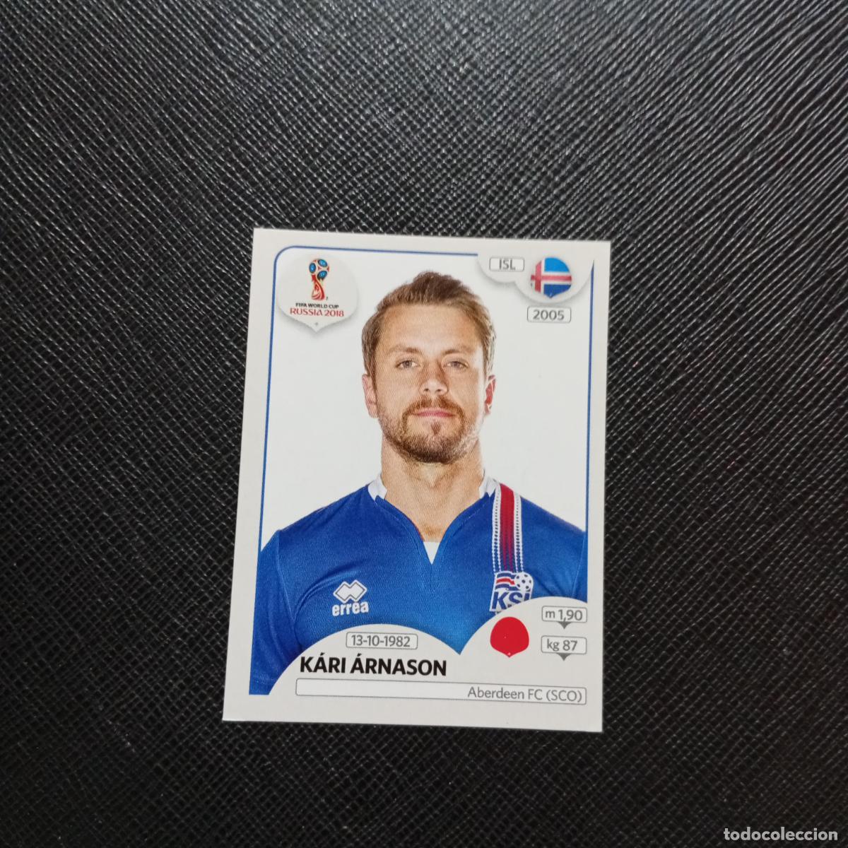 Cromos de f&uacute;tbol: 297 KARI ARNASON ISLANDIA PANINI MUNDIAL RUSIA 2018 CROMO FUTBOL 18 - SIN PEGAR - CJ2 ..