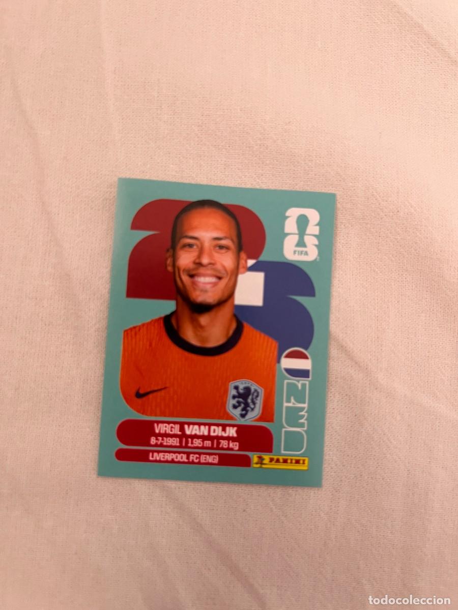 Cromos de f&uacute;tbol: VIRGIL VAN DIJK SELECCI&Oacute;N NETHERLANDS 3 PANINI MUNDIAL FIFA WORLD CUP 2026 PANINI