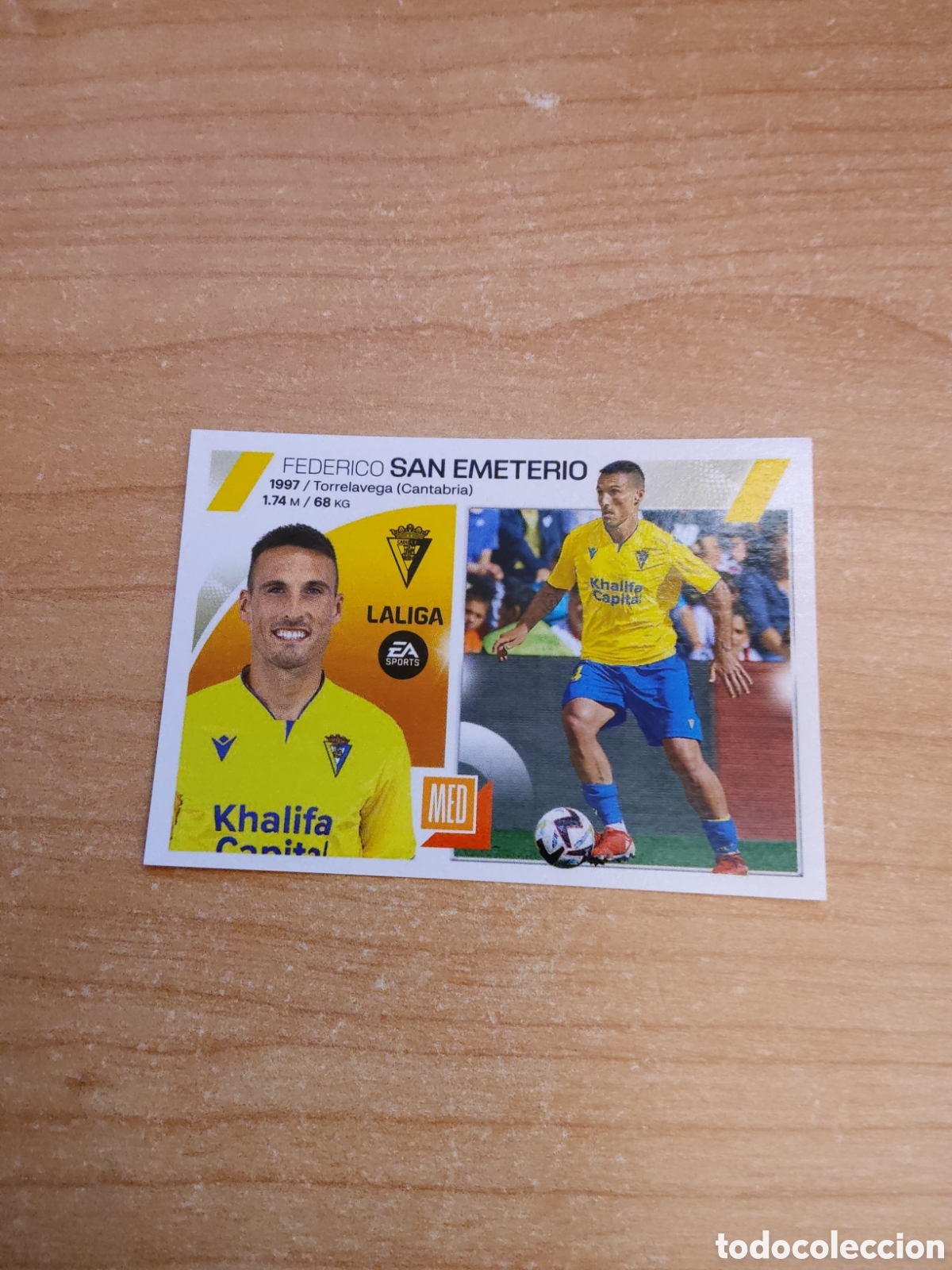 Cromos de f&uacute;tbol: 10 SAN EMETERIO CADIZ LIGA ESTE 2023 2024
