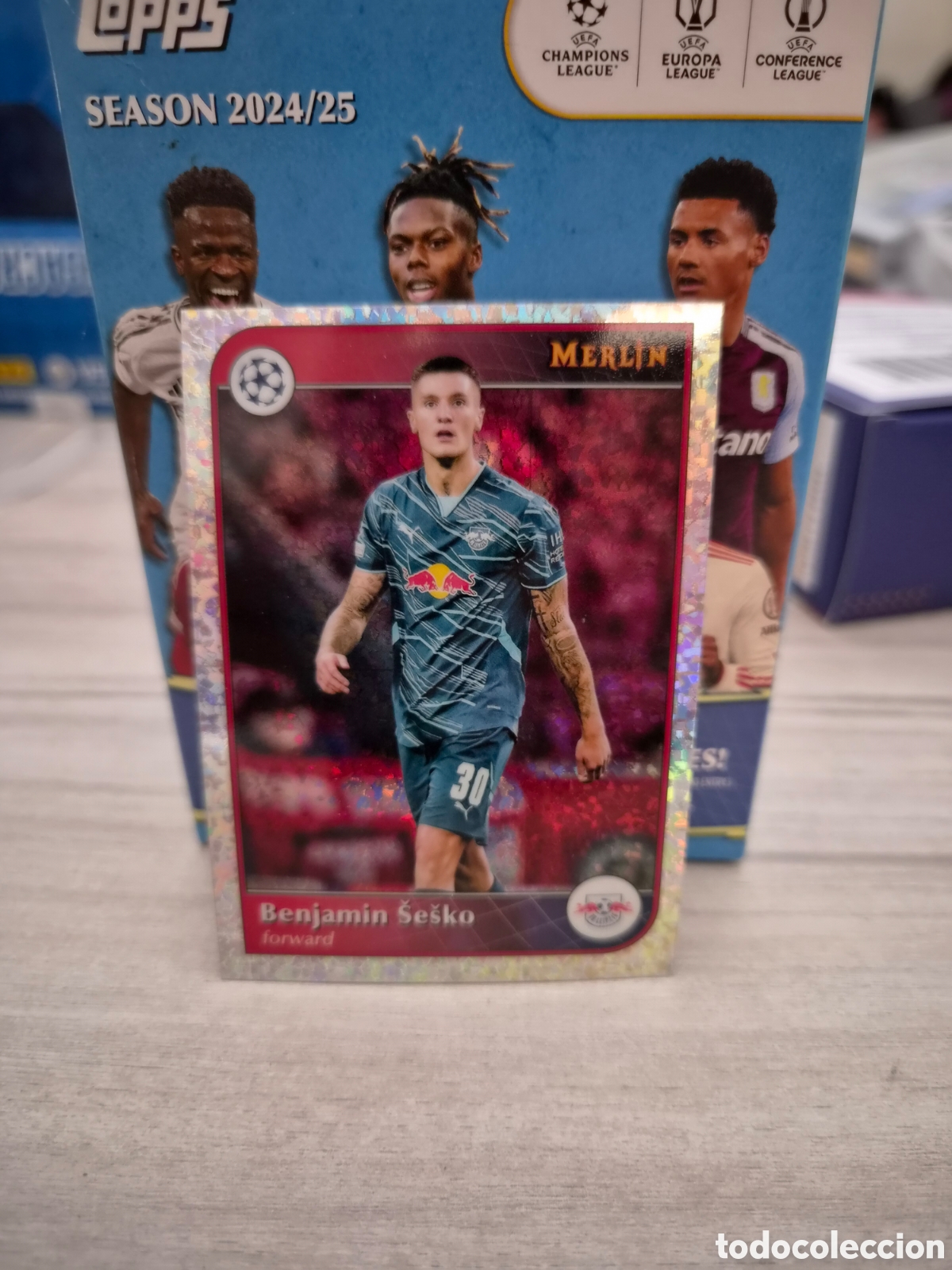 Cromos de f&uacute;tbol: N&deg;30 Benjamin &Scaron;e&scaron;ko &rdquo;Mini Diamond&rdquo; Topps Merlin 2024/25