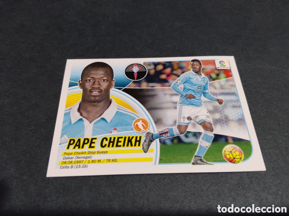 Cromos de f&uacute;tbol: Cromo futbol 2016-17 pape cheikh, Celta