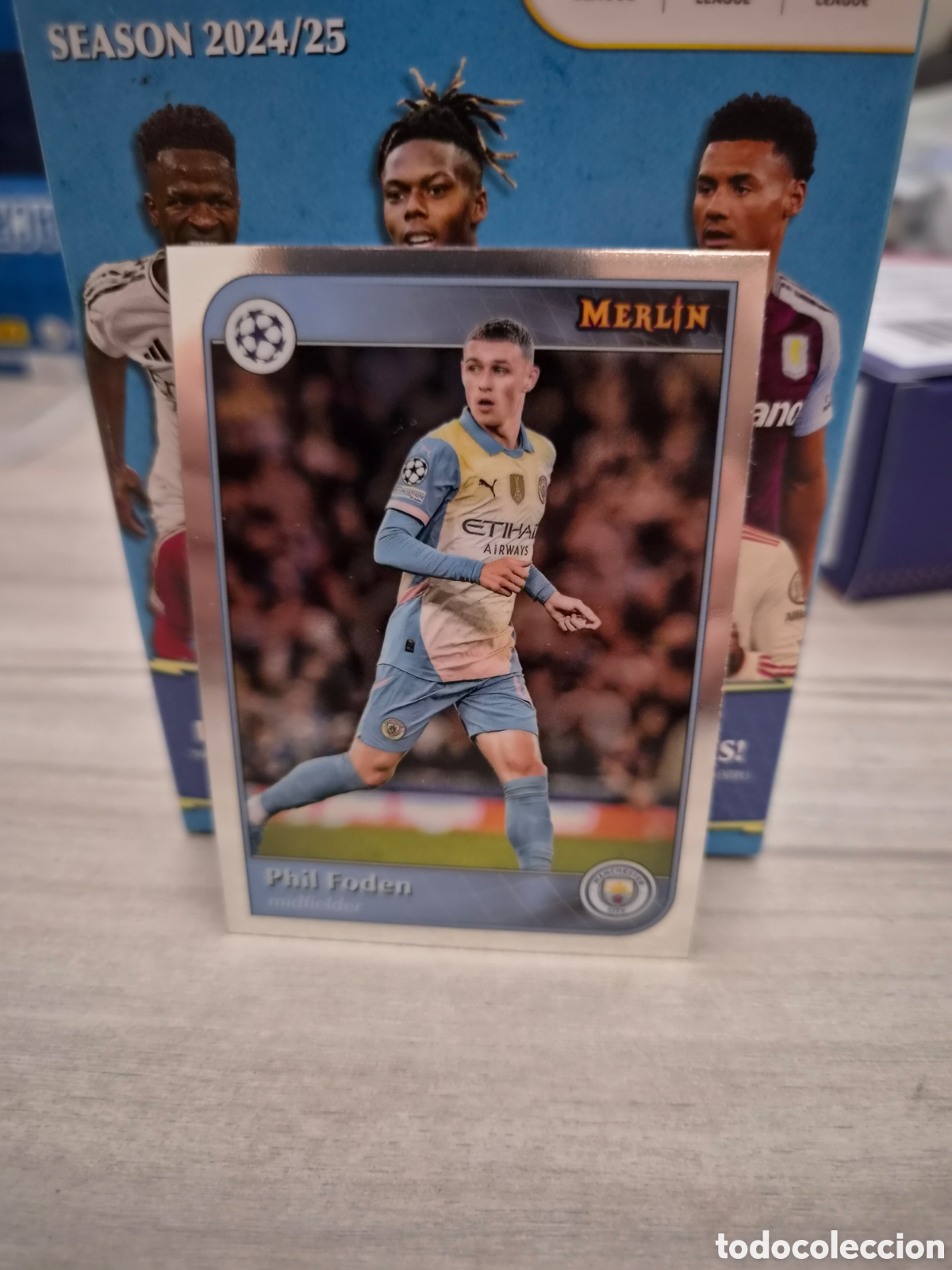 Cromos de f&uacute;tbol: N&deg;47 Phil Foden Topps Merlin 2024/25