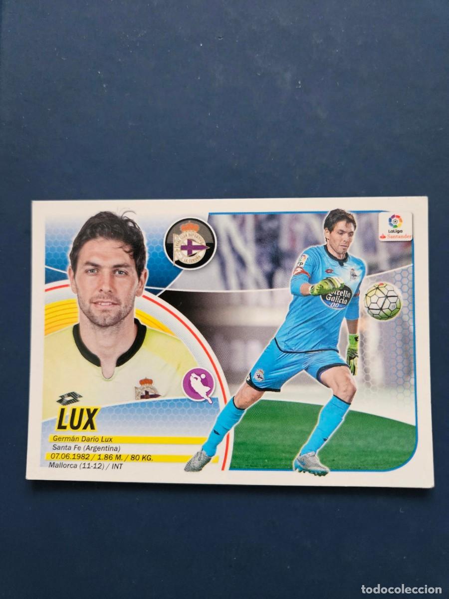 Cromos de f&uacute;tbol: N&ordm; 1 LUX DEPORTIVO LOGO NUEVO LIGA ESTE 16 17 2016 2017 SIN PEGAR NUNCA PEGADO