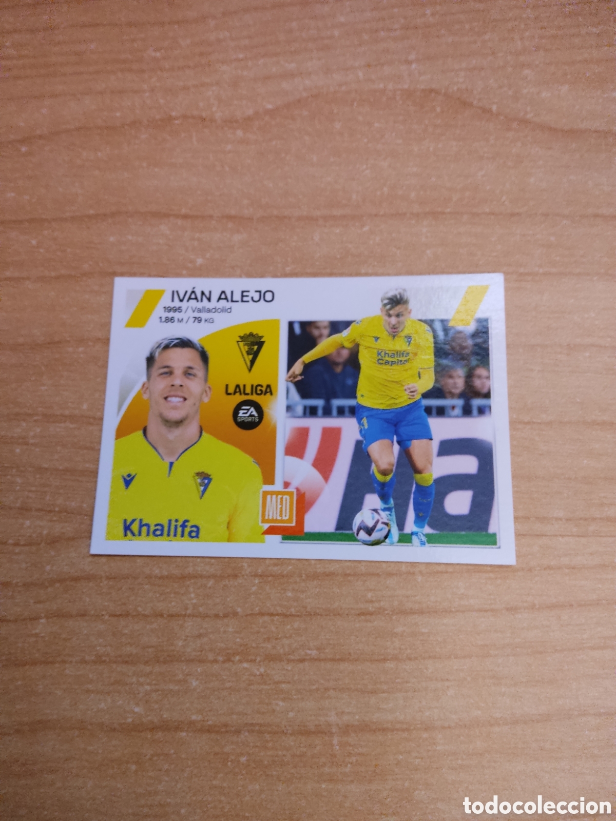 Cromos de f&uacute;tbol: 15 IVAN ALEJO CADIZ LIGA ESTE 2023 2024