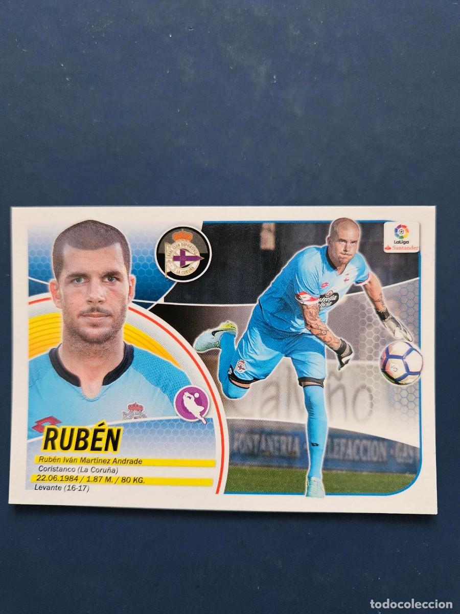 Cromos de f&uacute;tbol: N&ordm; 2B RUBEN DEPORTIVO LOGO NUEVO LIGA ESTE 16 17 2016 2017 SIN PEGAR NUNCA PEGADO