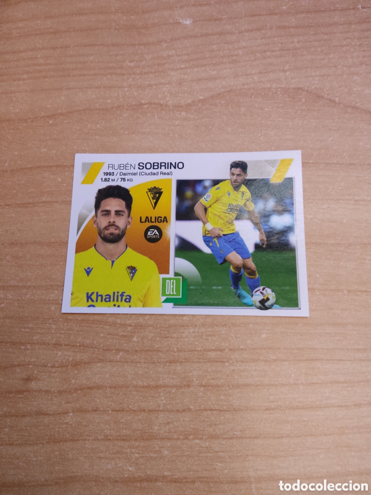 Cromos de f&uacute;tbol: 18 RUBEN SOBRINO CADIZ LIGA ESTE 2023 2024