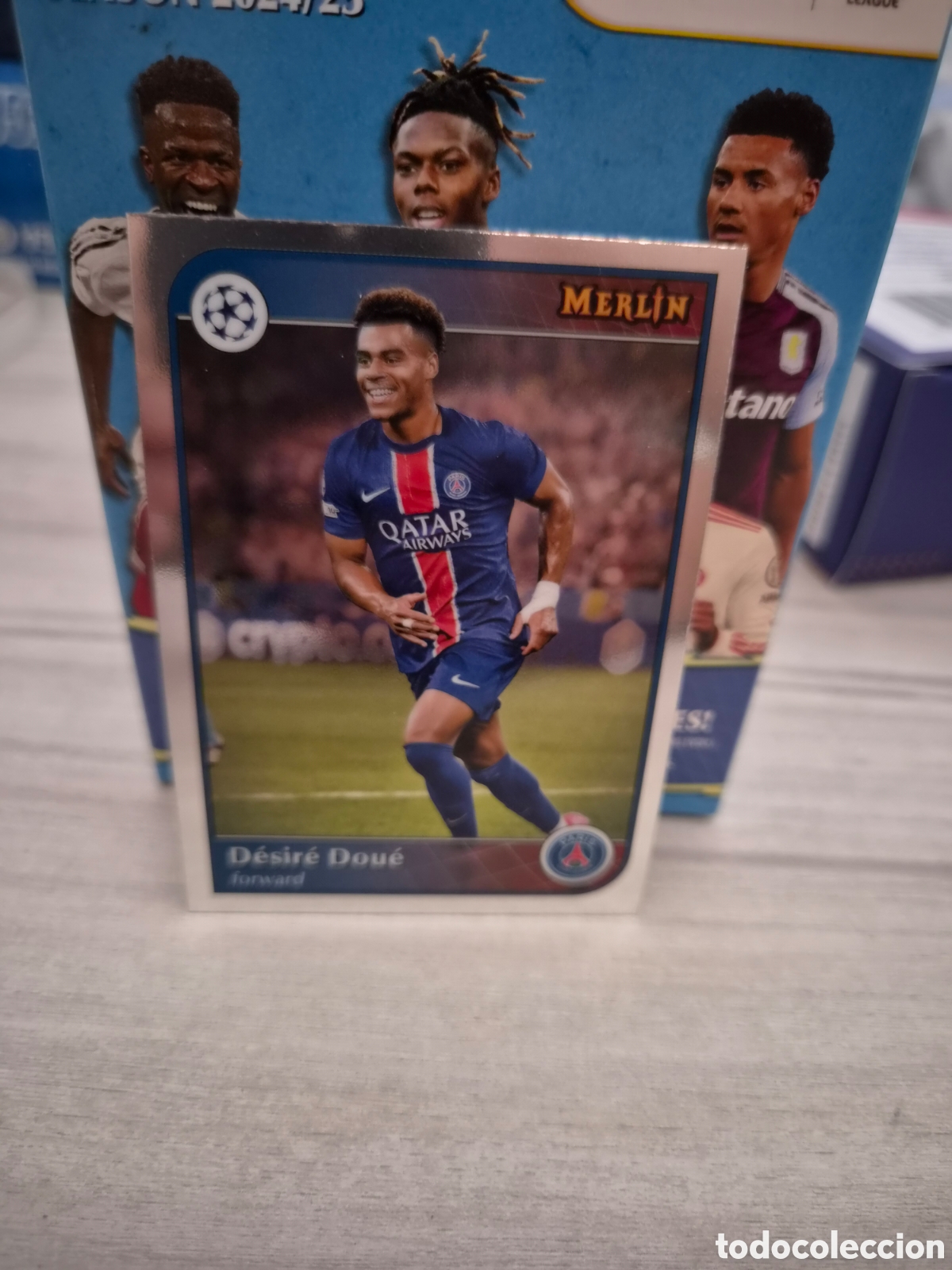 Cromos de f&uacute;tbol: N&deg;78 D&eacute;sir&eacute; Dou&eacute; Topps Merlin 2024/25