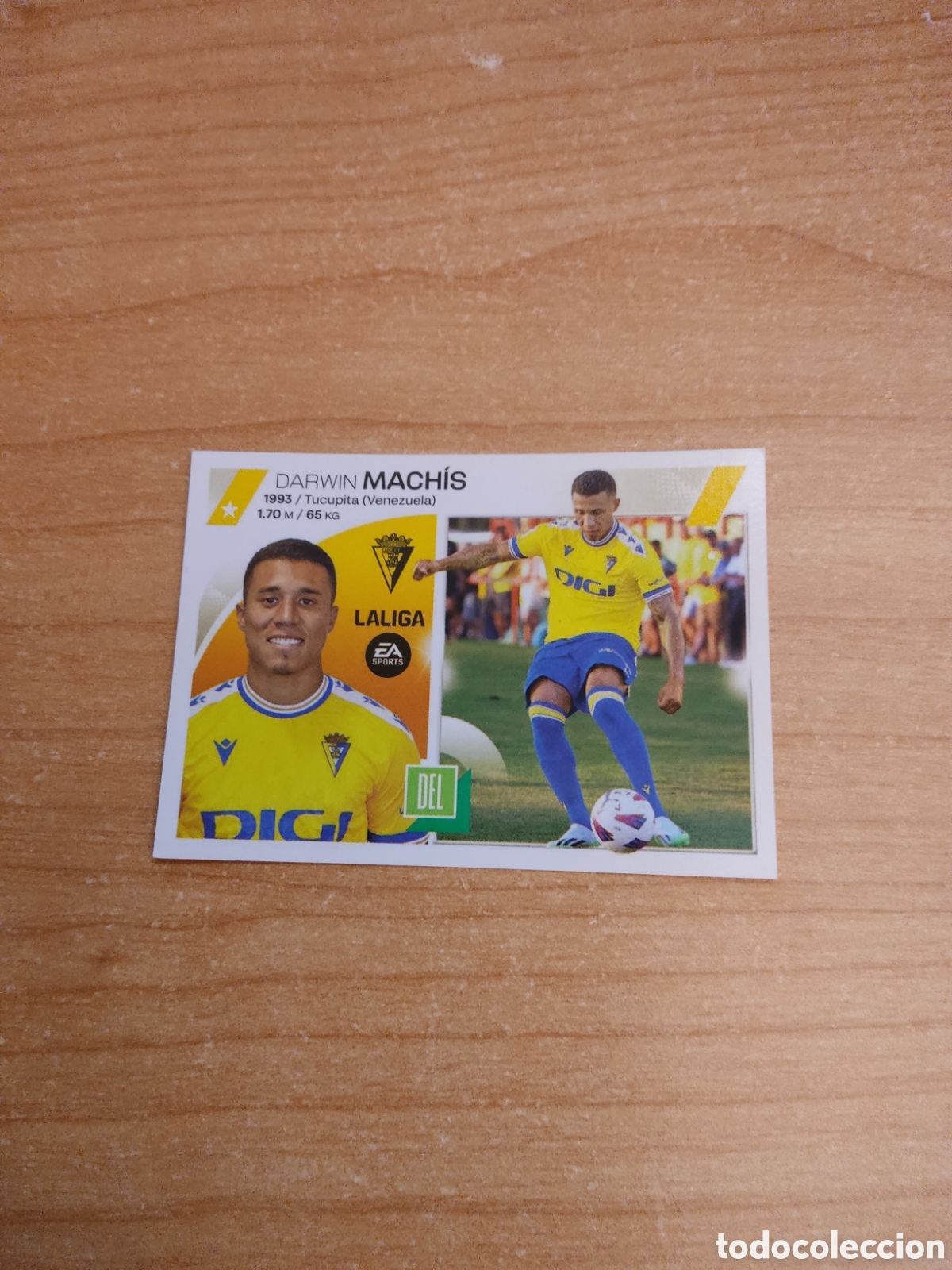 Cromos de f&uacute;tbol: 15 MACHIS CADIZ ULTIMO FICHAJE LIGA ESTE 2023 2024