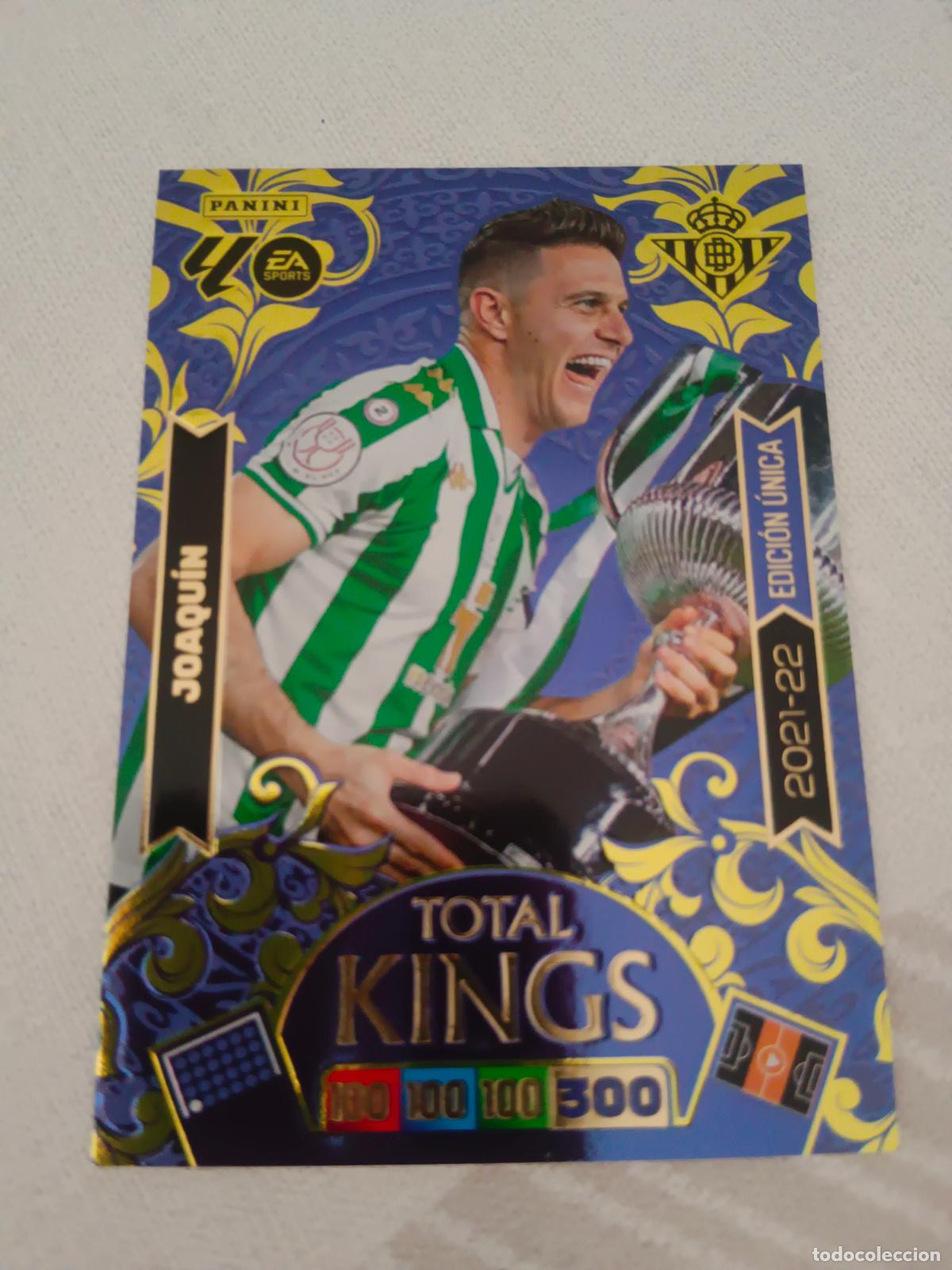 Cromos de f&uacute;tbol: ADRENALYN 2025 2026 25 26 DREAM BOX EDICION UNICA 2021 2022 21 22 JOAQUIN BETIS TOTAL KINGS