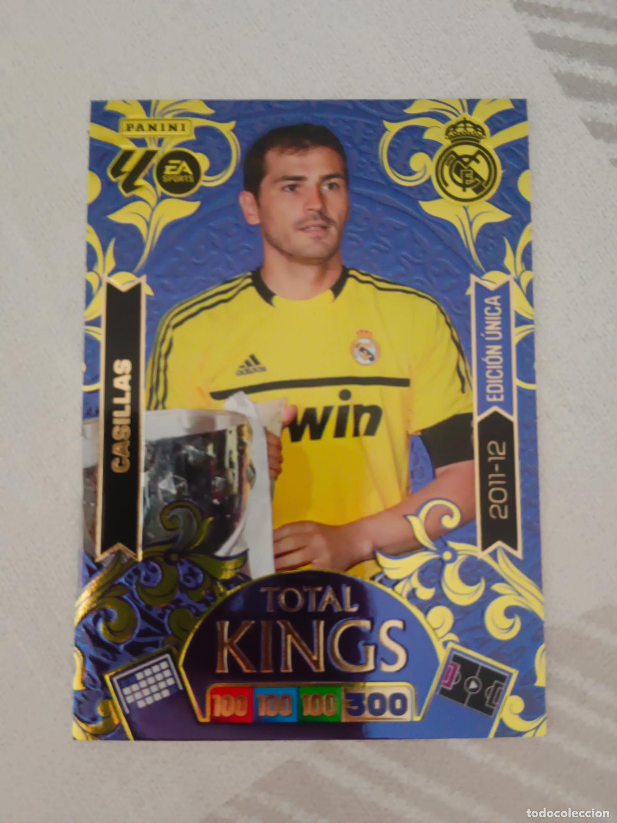 Cromos de f&uacute;tbol: ADRENALYN 2025 2026 25 26 DREAM BOX EDICION UNICA 2011 2012 11 12 CASILLAS REAL MADRID TOTAL KINGS