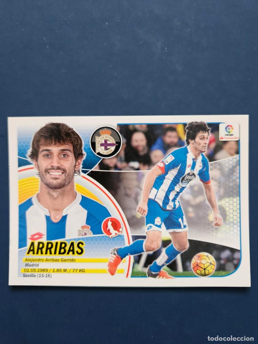 Cromos de f&uacute;tbol: N&ordm; 6 ARRIBAS DEPORTIVO LOGO NUEVO LIGA ESTE 16 17 2016 2017 SIN PEGAR NUNCA PEGADO