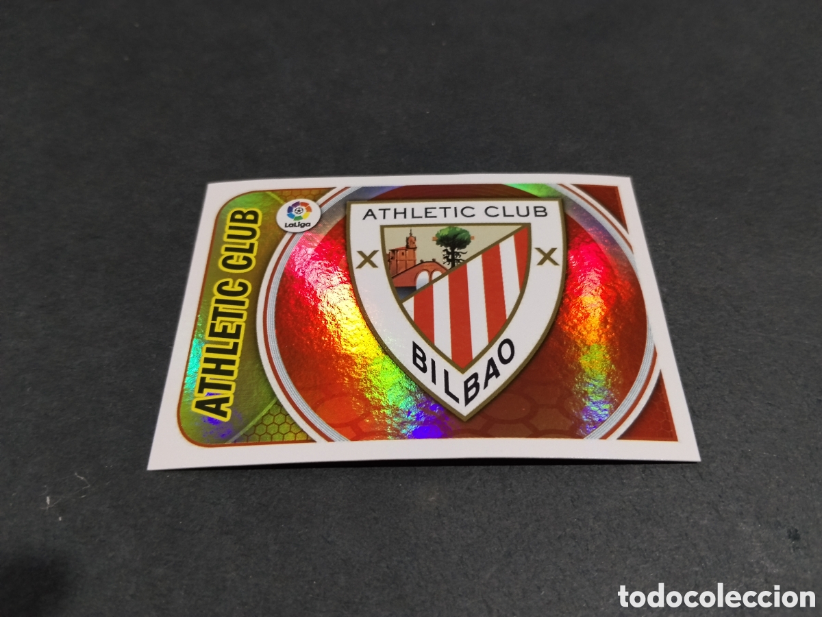 Cromos de f&uacute;tbol: Cromo futbol 2016-17 escudo Athletic Club Bilbao