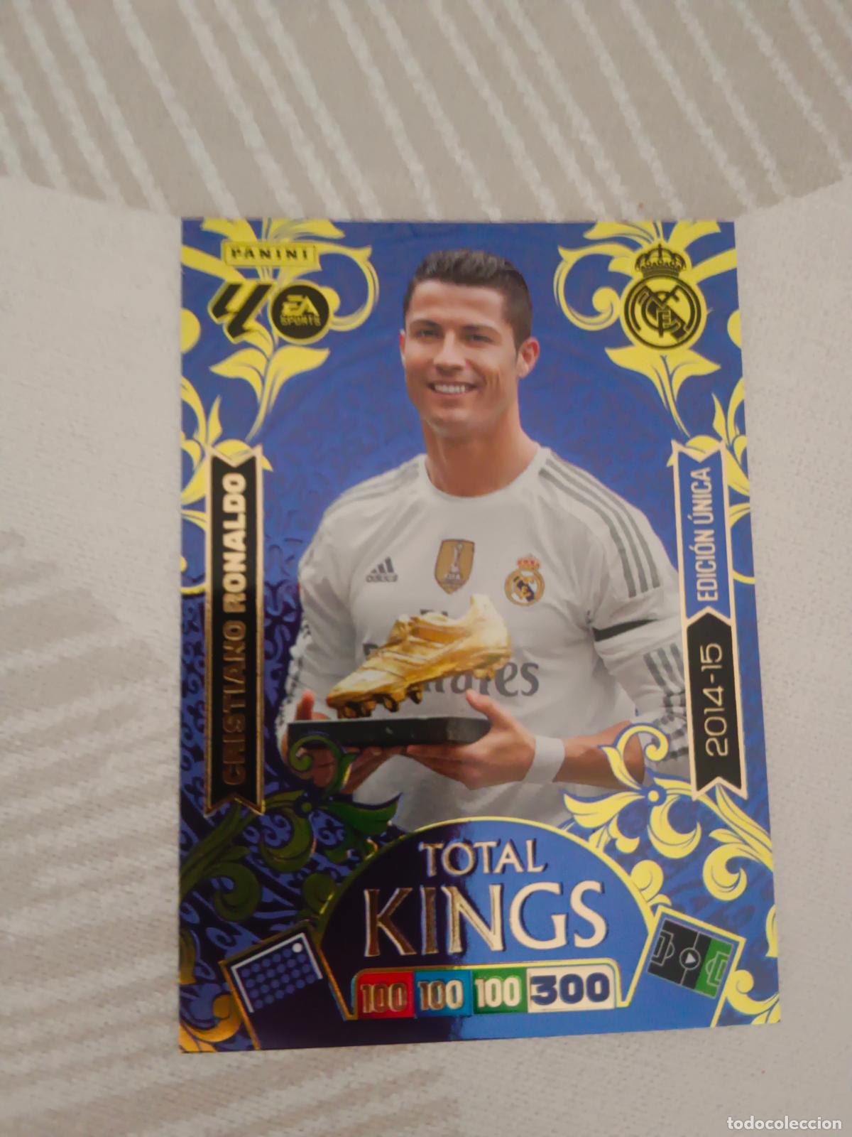 Cromos de f&uacute;tbol: ADRENALYN 2025 2026 25 26 EDICION UNICA 2014 2015 14 14 CRISTIANO RONALDO REAL MADRID TOTAL KINGS