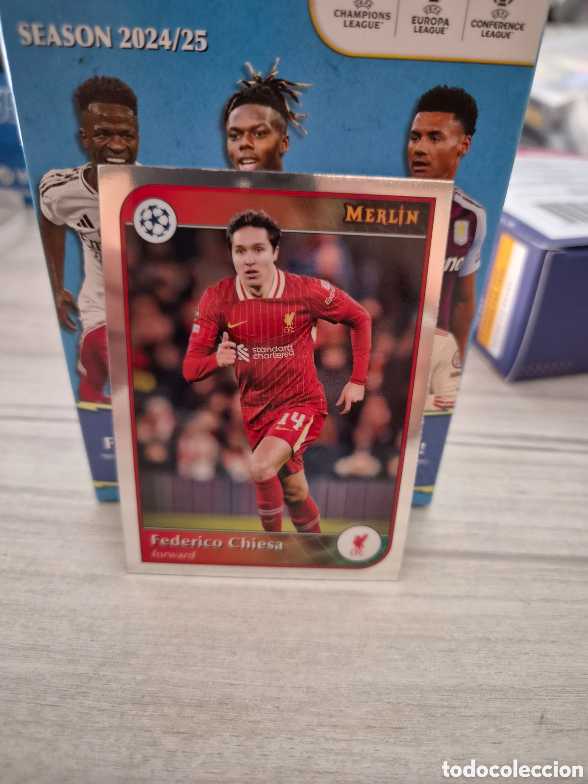 Cromos de f&uacute;tbol: N&deg;136 Federico Chiesa Topps Merlin 2024/25