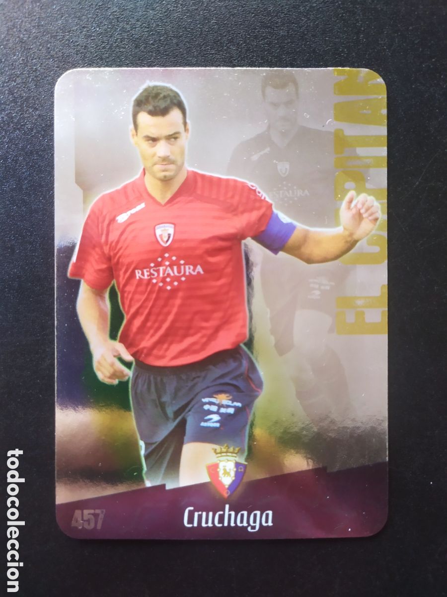 Cromos de f&uacute;tbol: Mundicromo fichas Liga 2008 2009 08 09 Cruchaga brillo puntas redondas n&deg; 457 Osasuna