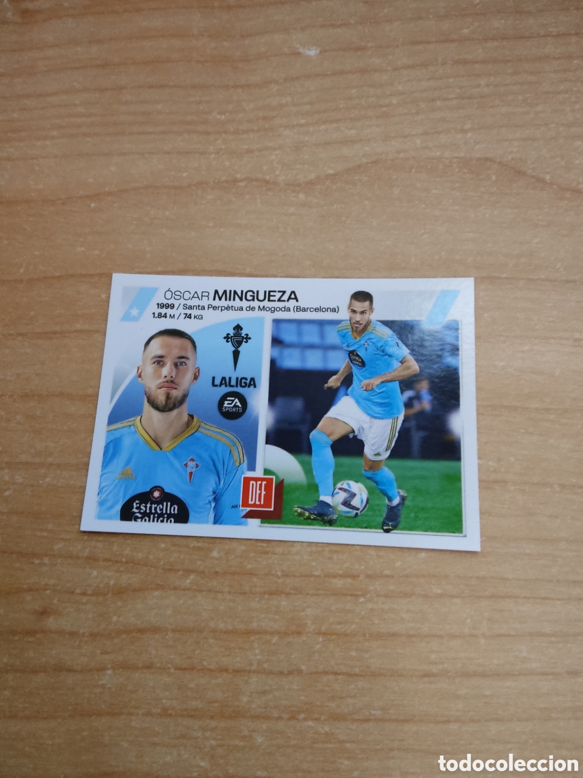 Cromos de f&uacute;tbol: 8 MINGUEZA CELTA VIGO LIGA ESTE 2023 2024