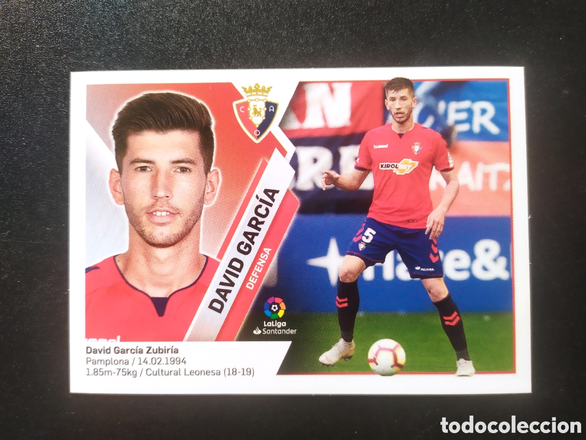 Football Stickers: Liga este 2019 2020 19 20 panini David Garc&iacute;a n&deg; 4 Osasuna