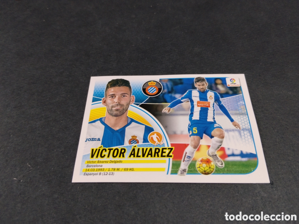Cartes &agrave; collectionner de Football: Cromo futbol 2016-17 V&iacute;ctor &Aacute;lvarez, RCD ESPANYOL