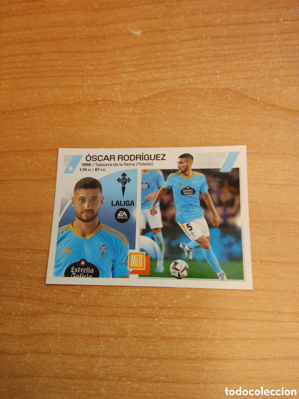 Cromos de Futebol: 14 OSCAR RODRIGUEZ CELTA VIGO LIGA ESTE 2023 2024