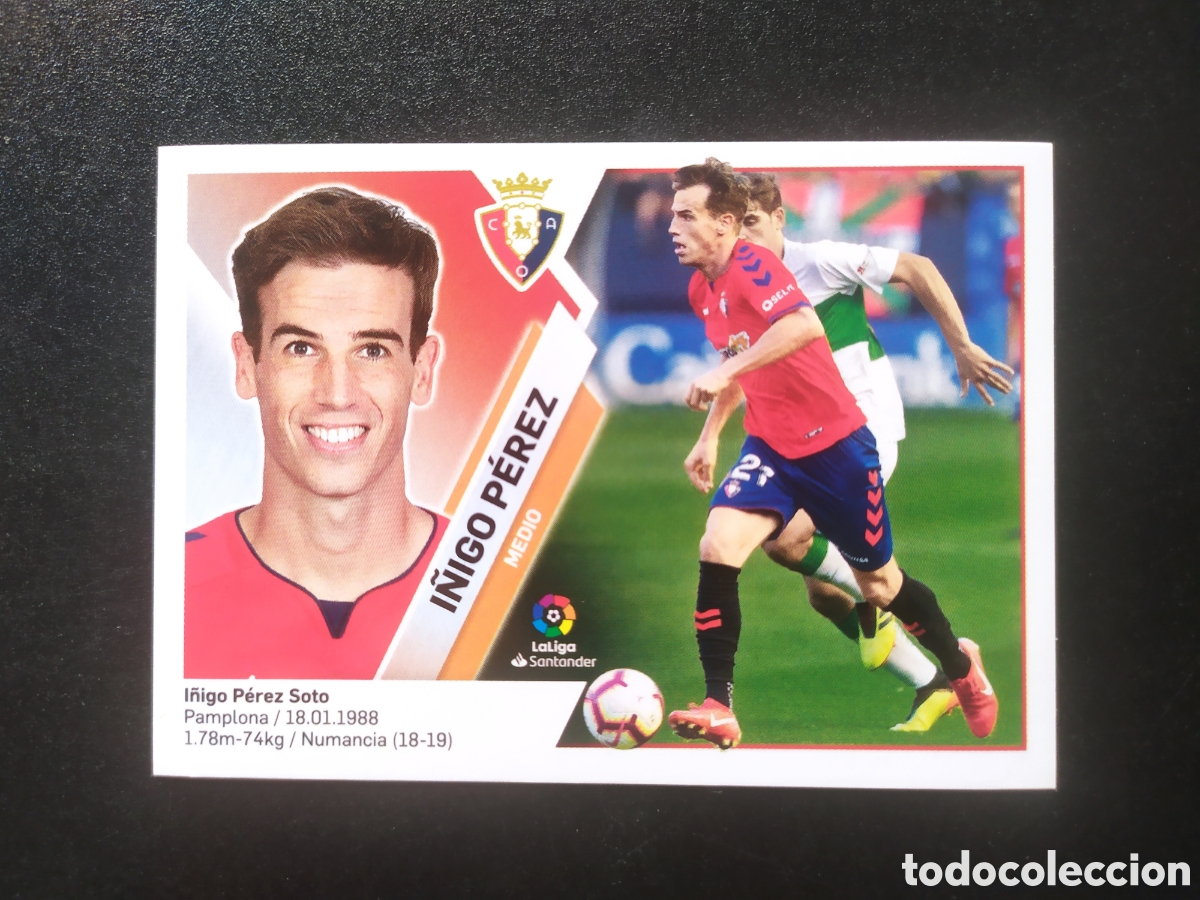 Cromos de Futebol: Liga este 2019 2020 19 20 panini I&ntilde;igo P&eacute;rez n&deg; 10 Osasuna