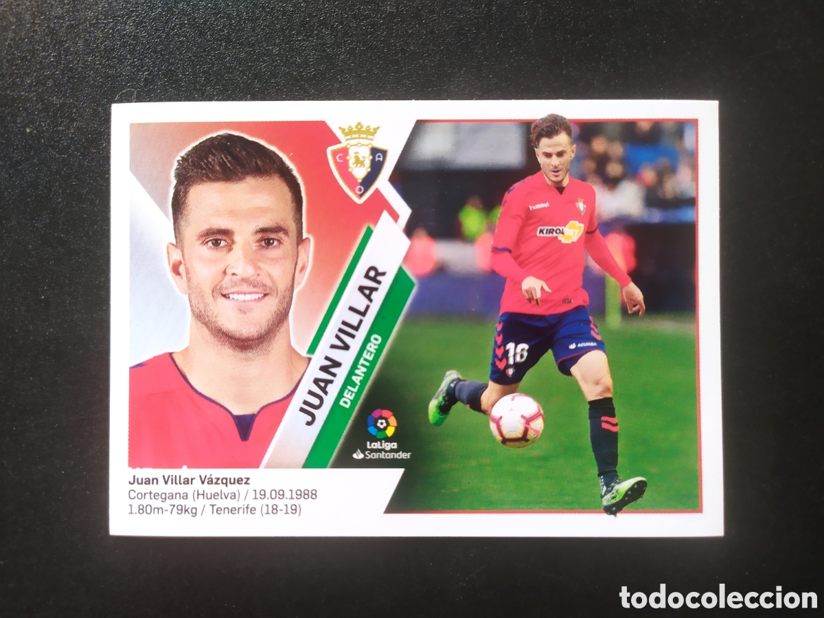 Cromos de Futebol: Liga este 2019 2020 19 20 panini Juan Villar n&deg; 15 Osasuna