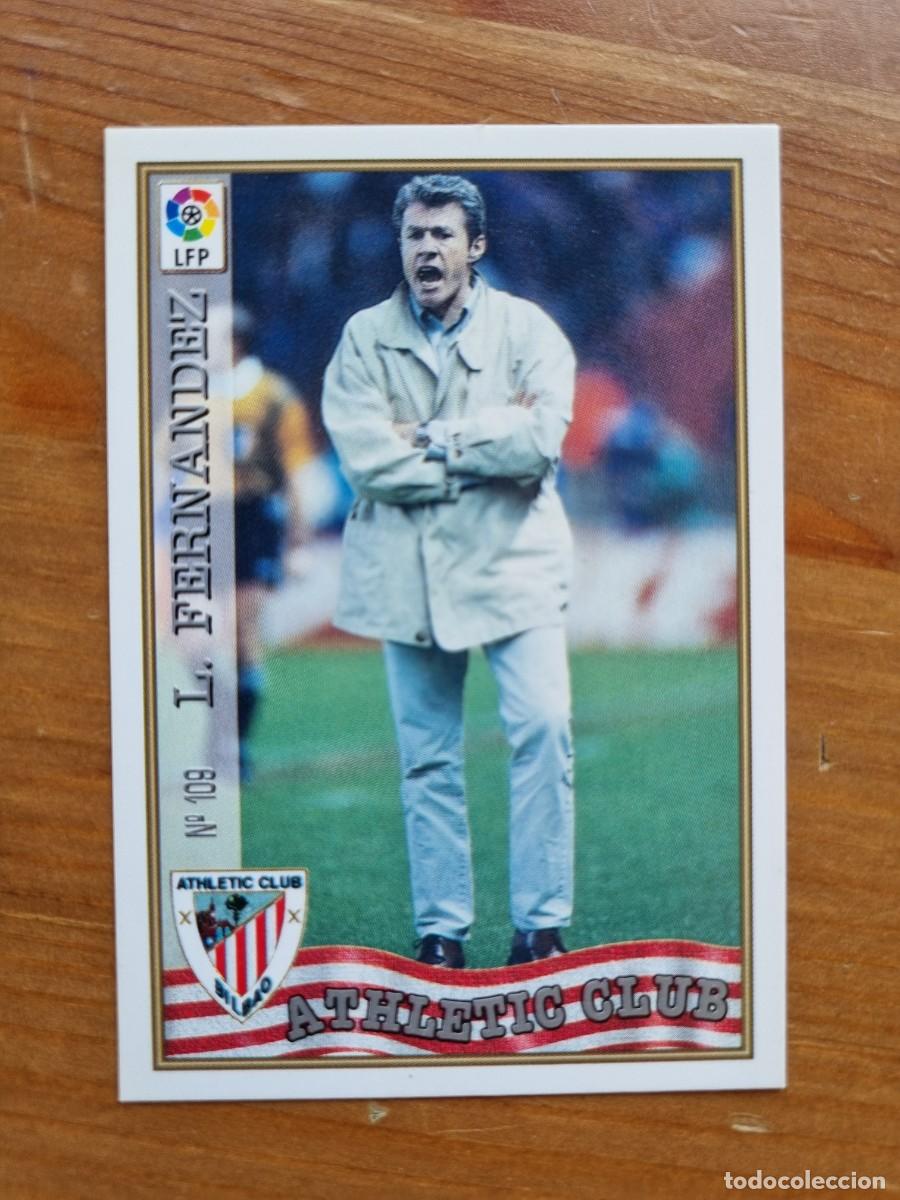 Cromos de Futebol: 109 LUIS FERN&Aacute;NDEZ (Athletic Club). Las Fichas de la Liga 1997 1998 97 98 (Mundicromo)