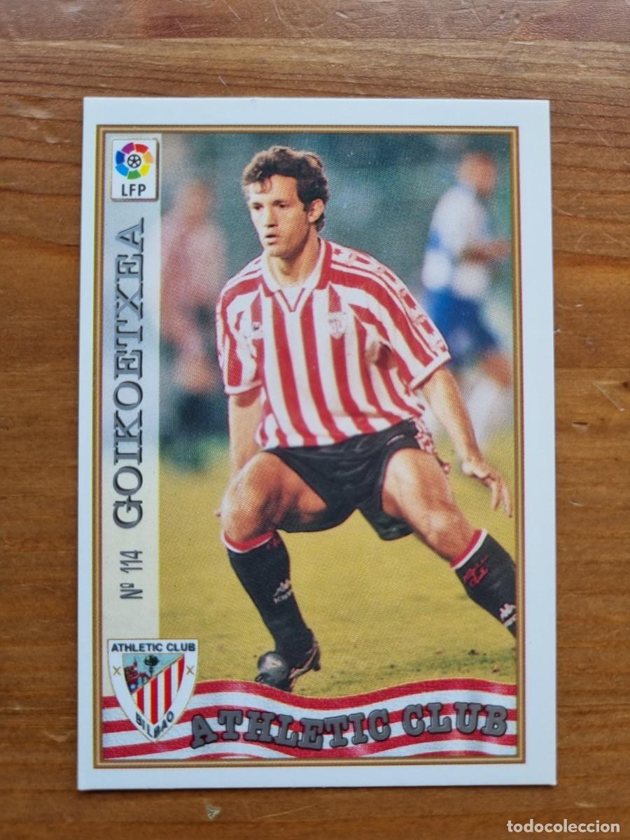 Cromos de Futebol: 114 GOIKOETXEA (Athletic Club). Las Fichas de la Liga 1997 1998 97 98 (Mundicromo)