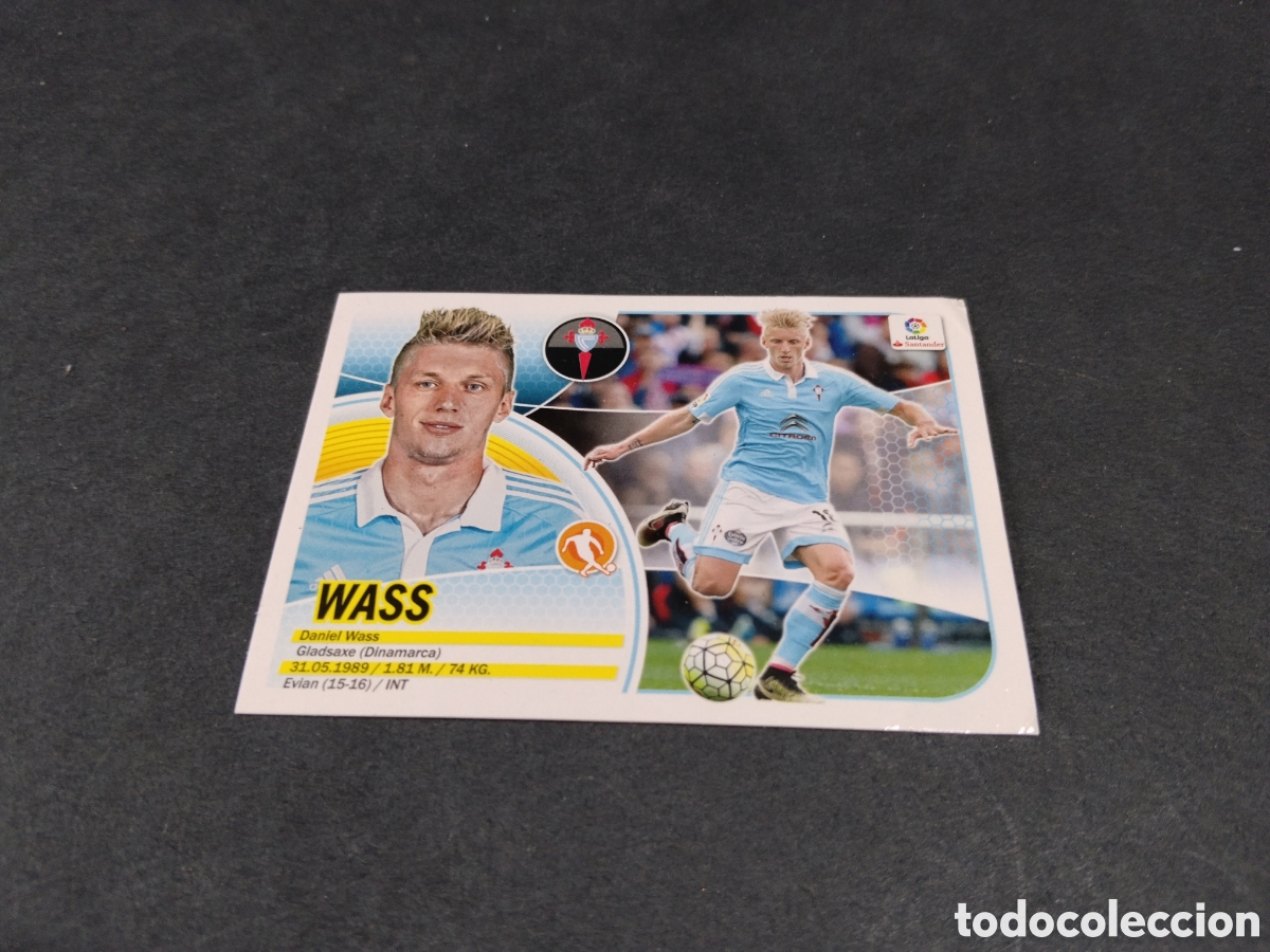 Cromos de Futebol: Cromo futbol 2016-17 Wass, Celta