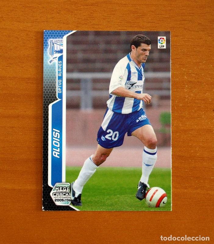 Cromos de Futebol: Alav&eacute;s - N&ordm; 17 Aloisi - Megacracks Las Fichas de la Liga 2005-2006-05-06 Mega Cracks Panini