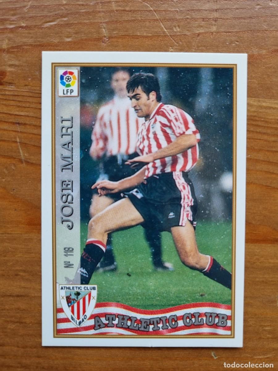Cromos de Futebol: 118 JOS&Eacute; MARI (Athletic Club). Las Fichas de la Liga 1997 1998 97 98 (Mundicromo)
