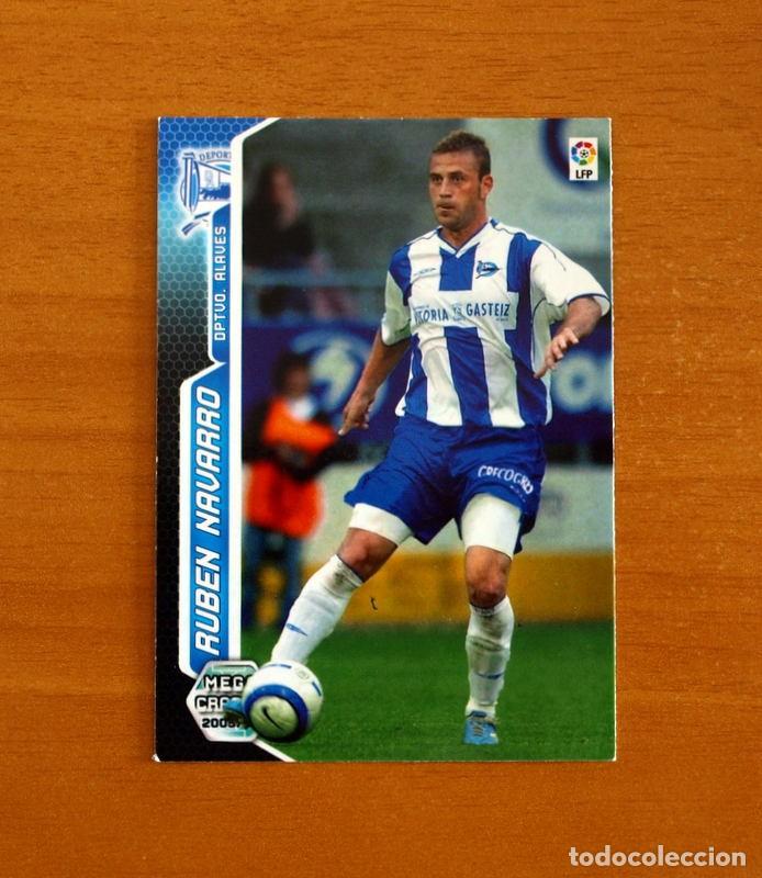 Cromos de Futebol: Alav&eacute;s - N&ordm; 18 Rub&eacute;n Navarro - Megacracks Las Fichas de la Liga 2005-2006-05-06 Mega Cracks Panini