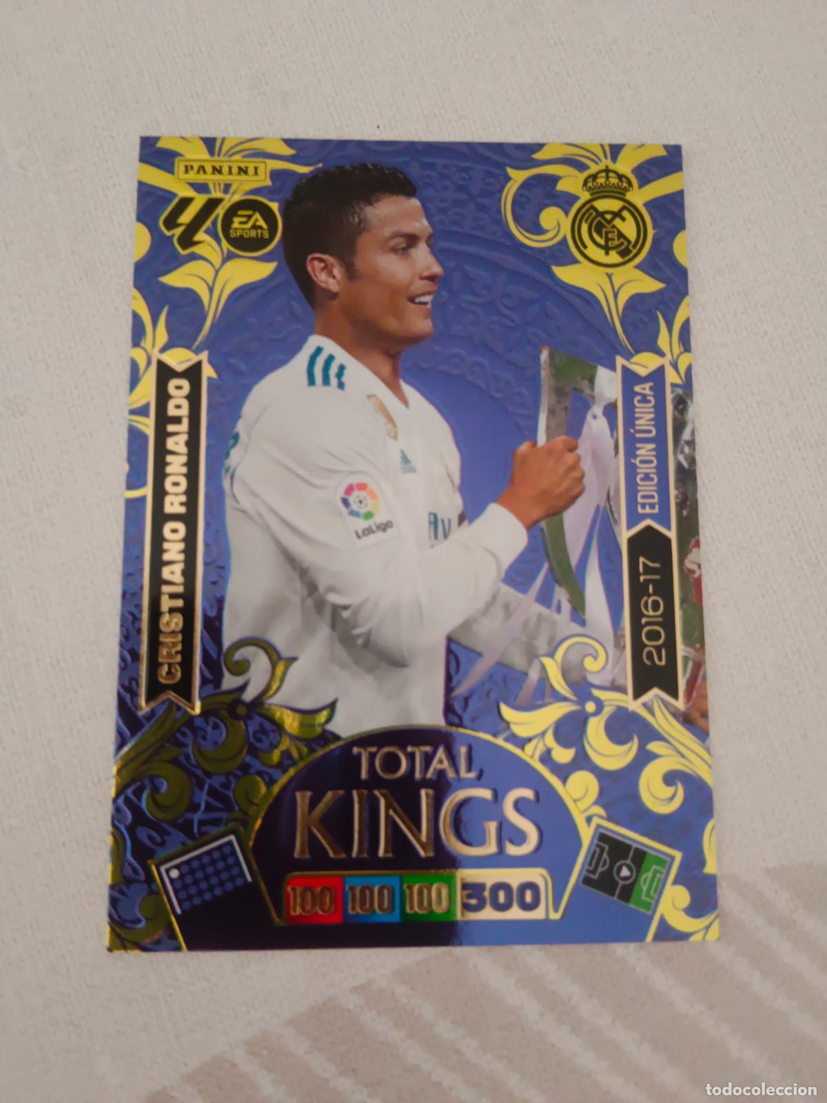 Cromos de Futebol: ADRENALYN 2025 2026 25 26 EDICION UNICA 2016 2017 16 17 CRISTIANO RONALDO REAL MADRID TOTAL KINGS