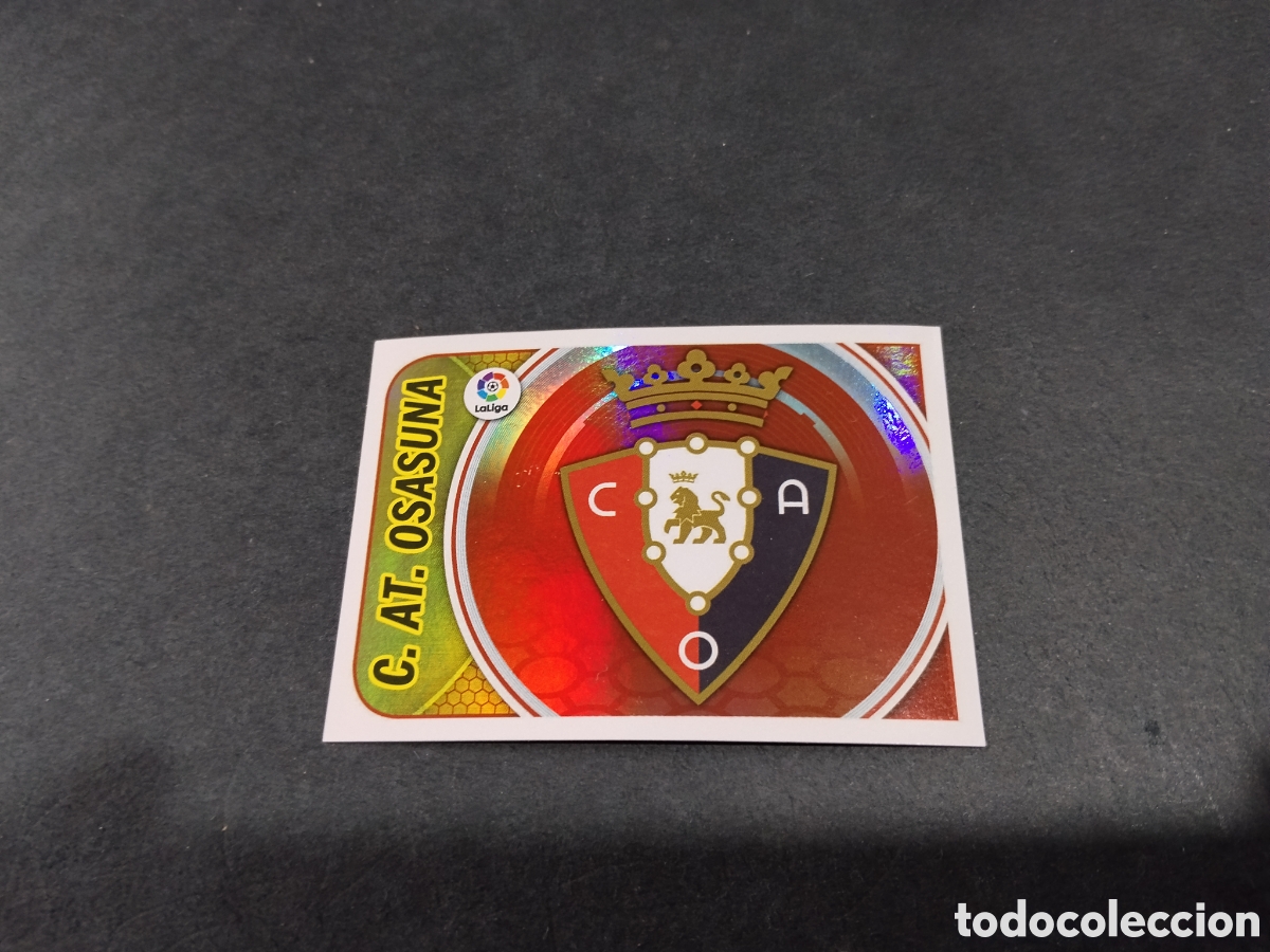Cromos de Futebol: Cromo futbol 2016-17 escudo Osasuna