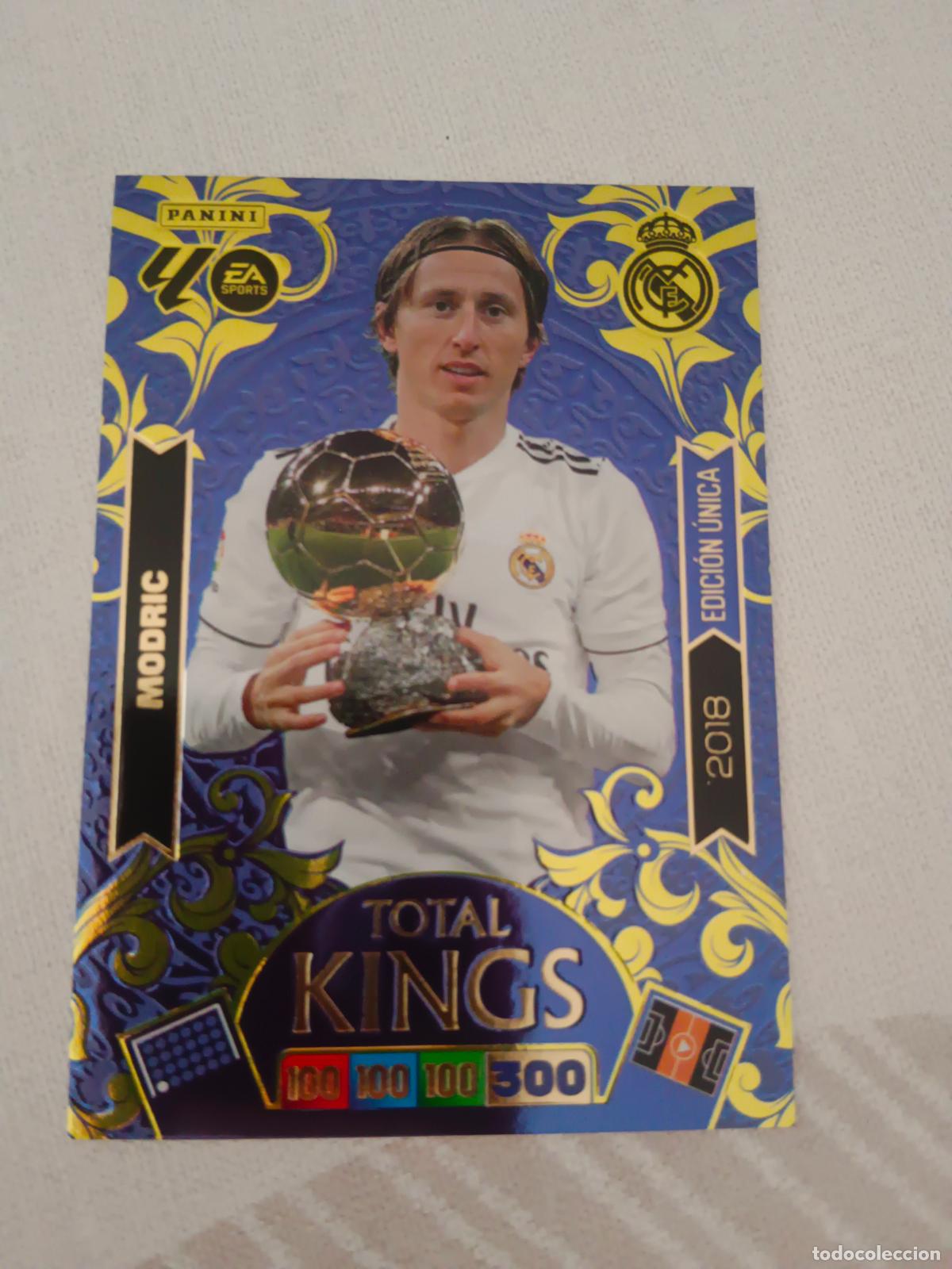 Cromos de Futebol: ADRENALYN 2025 2026 25 26 EDICION UNICA 2018 18 MODRIC REAL MADRID TOTAL KINGS