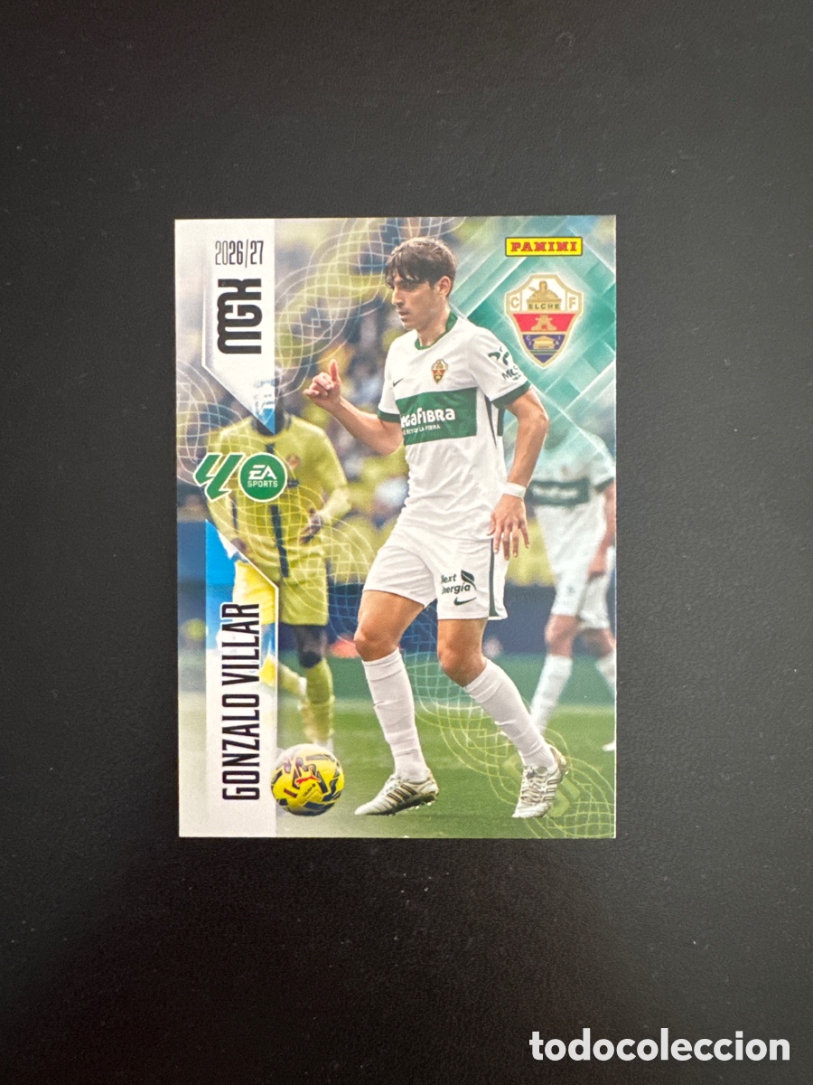 Figurine di Calcio: GONZALO VILLAR ELCHE NUMERO 154 MEGACRACKS 2026 2027