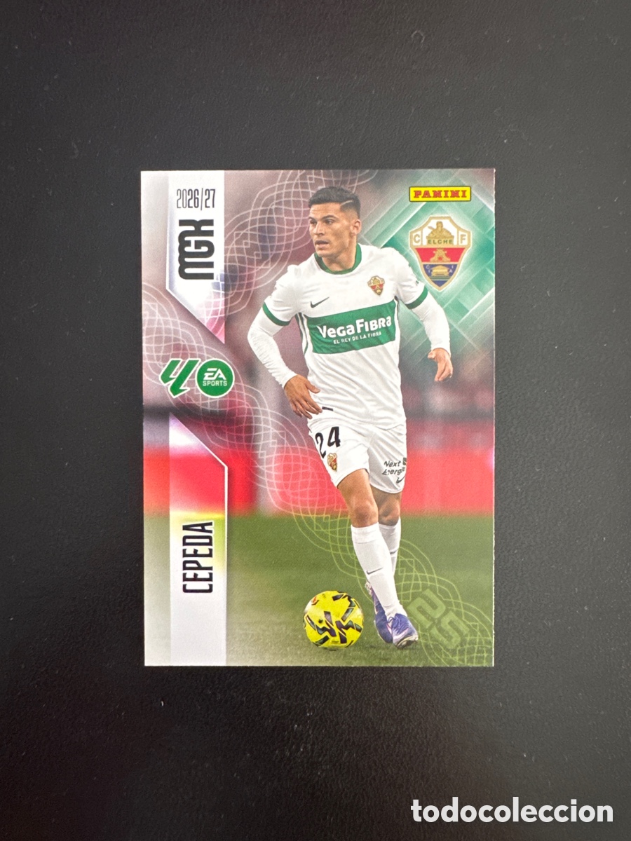Figurine di Calcio: CEPEDA ELCHE NUMERO 162 MEGACRACKS 2026 2027