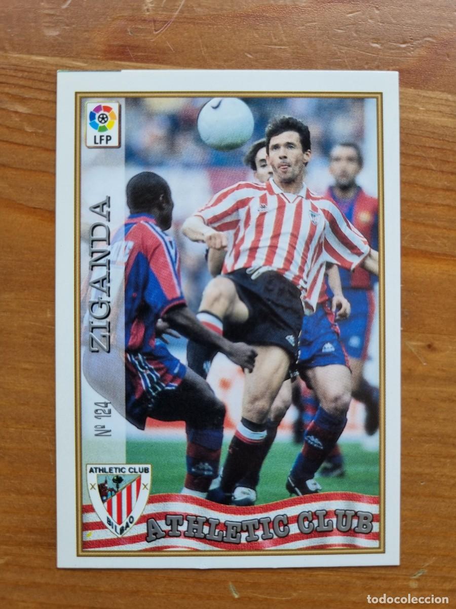Figurine di Calcio: 124 ZIGANDA (Athletic Club). Las Fichas de la Liga 1997 1998 97 98 (Mundicromo)