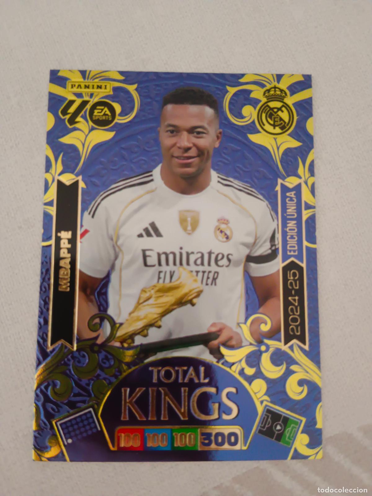 Figurine di Calcio: ADRENALYN 2025 2026 25 26 EDICION UNICA 2024 25 24 25 MBAPPE REAL MADRID TOTAL KINGS